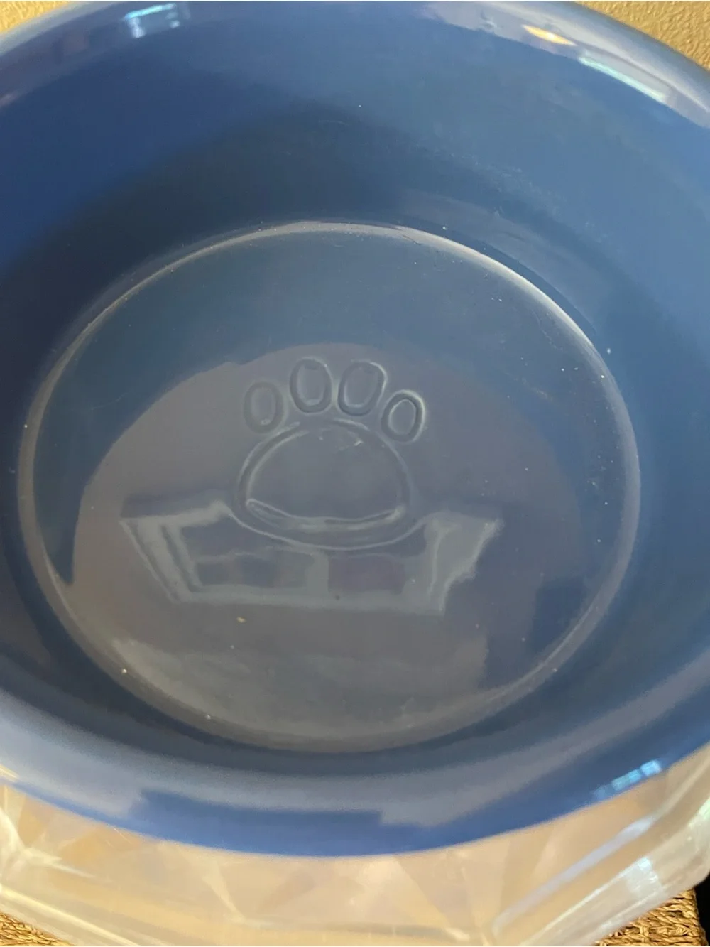 BIG Stoneware Dog Feeding Bowl
